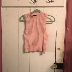Pink sweater top